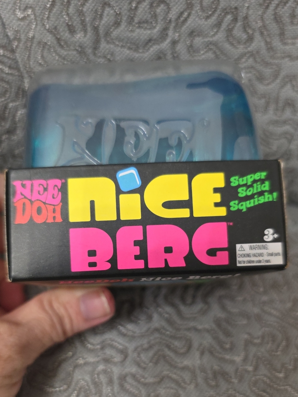 Nice Berg Blue Squishy Toy - New In Package
